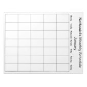 Notitieblok Agenda invullen (Voorkant)