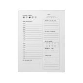 Notitieblok dagagenda (Gedraaid)