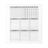 Notitieblok Dagelijkse planner (Voorkant)