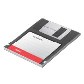 Notitieblok diskettestation (Gedraaid)