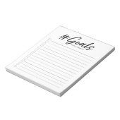 Notitieblok doelen met checkboxes (Gedraaid)