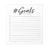 Notitieblok doelen met checkboxes (Voorkant)