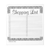Notitieblok fancy winkellijst (Voorkant)