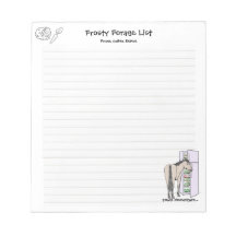 Notitieblok Frosty Fourage Lijst