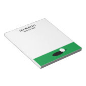 Notitieblok Golf-speler - aangepaste golfcadeauide (Schuin)