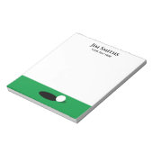 Notitieblok Golf-speler - aangepaste golfcadeauide (Gedraaid)
