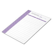Notitieblok Lavender Reading Log Pages (Schuin)