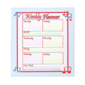 Notitieblok Melody Weekly Planner (Voorkant)
