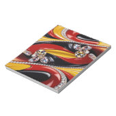 Notitieblok met Belgian Colors Modern Design (Gedraaid)