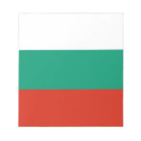 Notitieblok met Bulgaarse vlag
