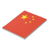 Notitieblok met Chinese vlag (Gedraaid)