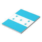 Notitieblok met de vlag van Honduras (Gedraaid)