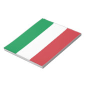 Notitieblok met de vlag van Italië (Gedraaid)