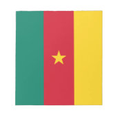 Notitieblok met de vlag van Kameroen (Voorkant)