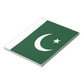 Notitieblok met de vlag van Pakistan (Gedraaid)