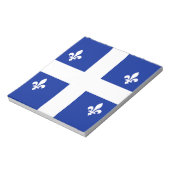 Notitieblok met de vlag van Quebec, Canada (Gedraaid)
