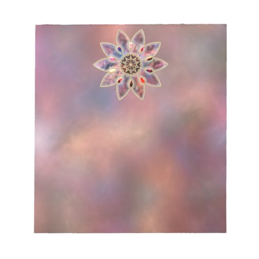 Notitieblok met gemarmerde sterrenstelsels (Voorkant)