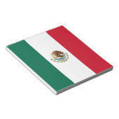Notitieblok met Mexicaanse vlag (Schuin)
