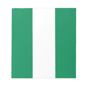 Notitieblok met Nigeriaanse vlag