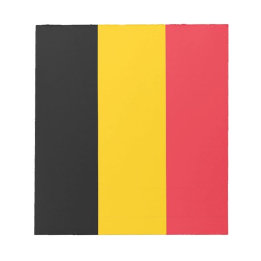 Notitieblok met vlag van België (Voorkant)