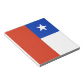 Notitieblok met vlag van Chili (Schuin)