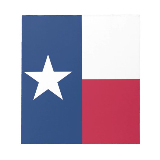 Notitieblok met vlag van de staat Texas (Voorkant)