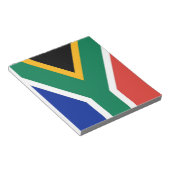 Notitieblok met vlag van Zuid-Afrika (Schuin)