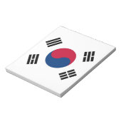 Notitieblok met vlag van Zuid-Korea (Gedraaid)