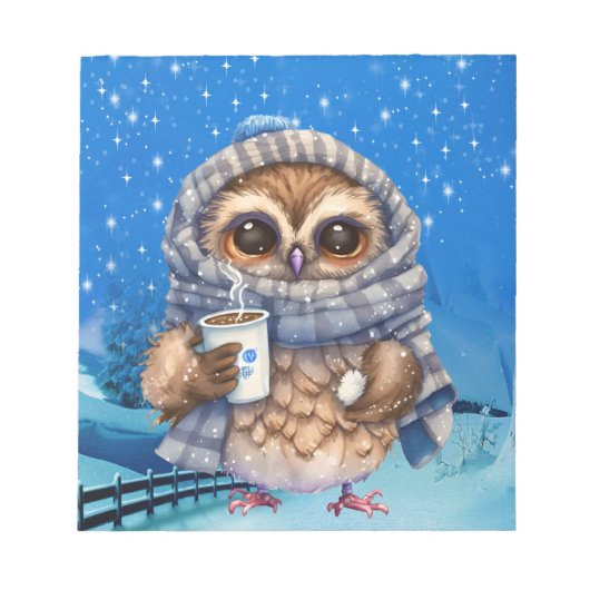 Notitieblok met warme chocolade (Voorkant)