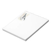 Notitieblok met witte borstkas (Gedraaid)