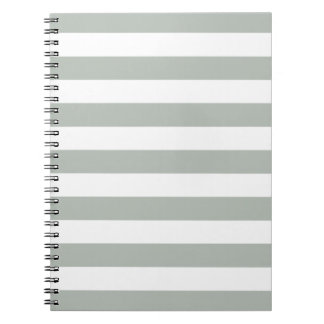 Notitieblok met zilvergrijze strepenpatroon notitieboek