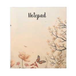 notitieblok ontwerp geïnspireerd door de natuur.