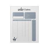 Notitieblok Ordervorm (Gedraaid)