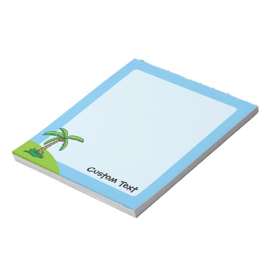 Notitieblok palmboom Cartoon (Gedraaid)