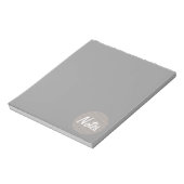 Notitieblok | Proefgrijs (Gedraaid)