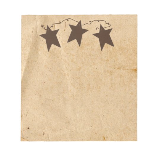 Notitieblok Rusty Stars (Voorkant)