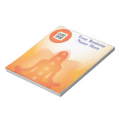 Notitieblok Sjabloon Yoga (Gedraaid)