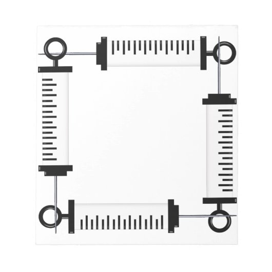 Notitieblok spuit (Voorkant)