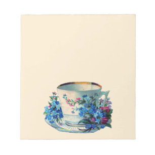 NOTITIEBLOK: TEACUP POST-IT-OPMERKINGEN NOTITIEBLOK