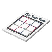 Notitieblok Tic Tac Toe Game (Gedraaid)