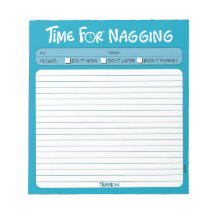 notitieblok "Time for Nagging"