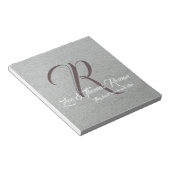 Notitieblok van de familie monogrammed (Schuin)