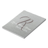 Notitieblok van de familie monogrammed (Gedraaid)