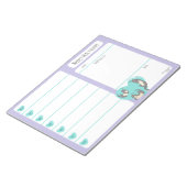 Notitieblok van de Otter Weekly Meal Planer (Schuin)