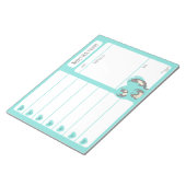 Notitieblok van de Otter Weekly Meal Planer (Schuin)