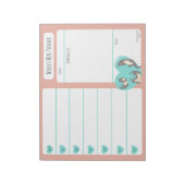 Notitieblok van de Otter Weekly Meal Planer (Gedraaid)