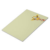 Notitieblok van gouden Giraffe (Schuin)