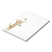 Notitieblok van het Kat van Tabby Chasing Butterfl (Gedraaid)