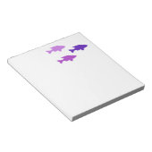 Notitieblok van Paarse vis (Schuin)