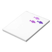 Notitieblok van Paarse vis (Gedraaid)